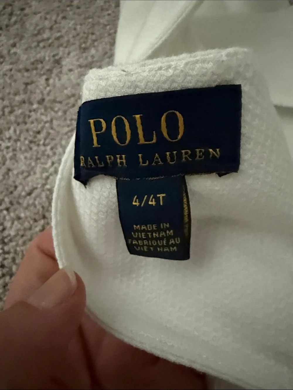 Ralph Lauren White Girls' Sleeveless Fit-and-Flare Dress with Pockets